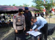 Polda Sumbar terima Sertifikat Tanah di Pasbar untuk Pembangunan Mako Batalyon Satbrimob