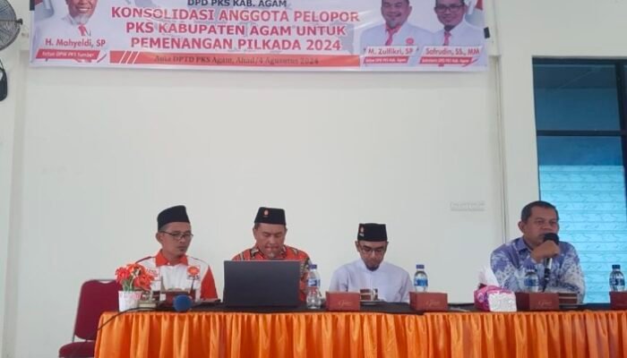 PKS Agam Gelar Konsolidasi Strategis: Menyongsong Kemenangan Benni-Iqbal di Pilkada